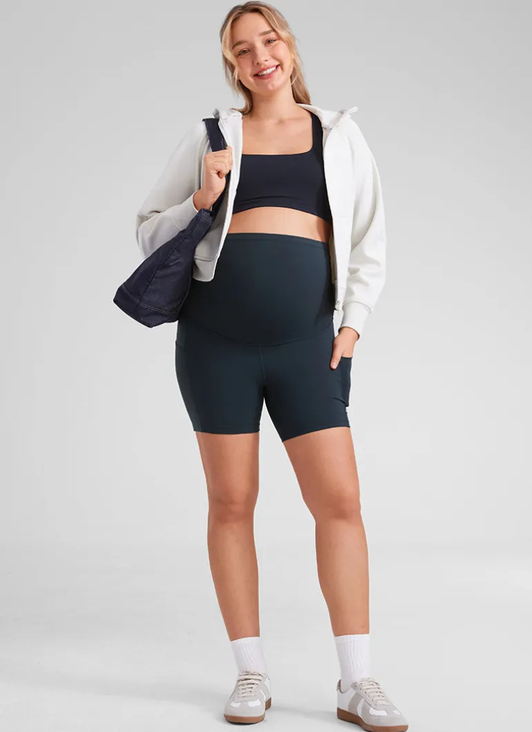 Butterluxe Maternity Pocket Shorts 5''