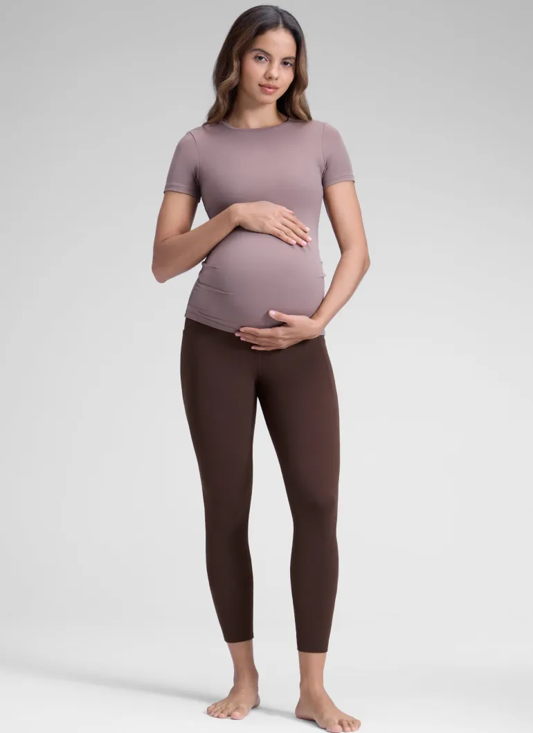 Butterluxe Maternity Soft Pocket Legging 25"