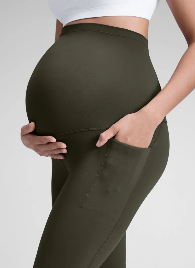 Butterluxe Maternity Soft Pocket Legging 25"