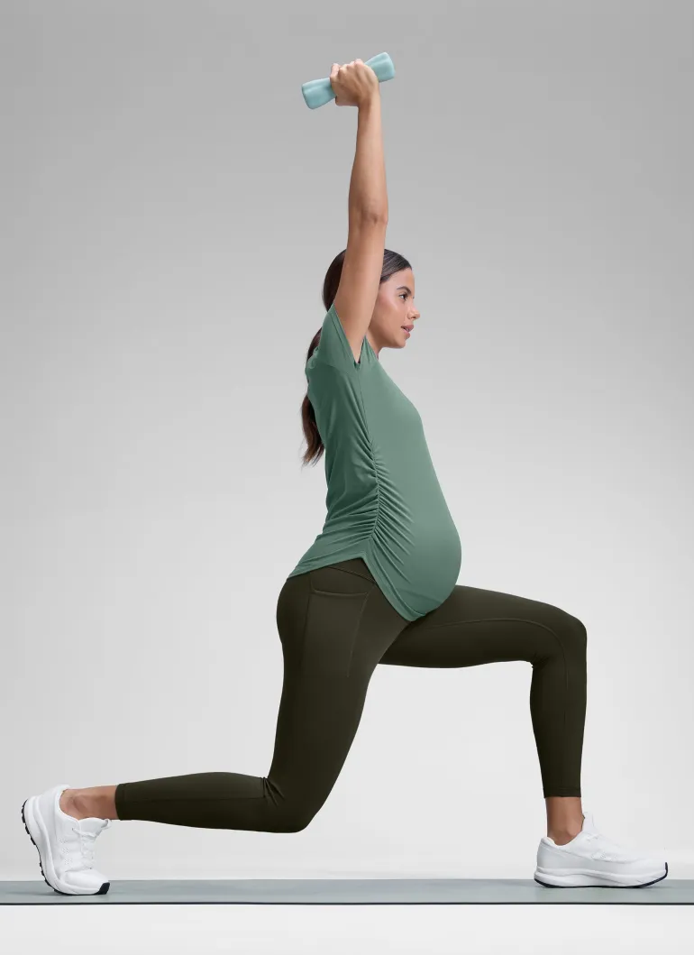Butterluxe Maternity Soft Pocket Legging 25"