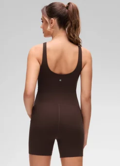 Butterluxe Maternity U Neck Pocket Romper 5''
