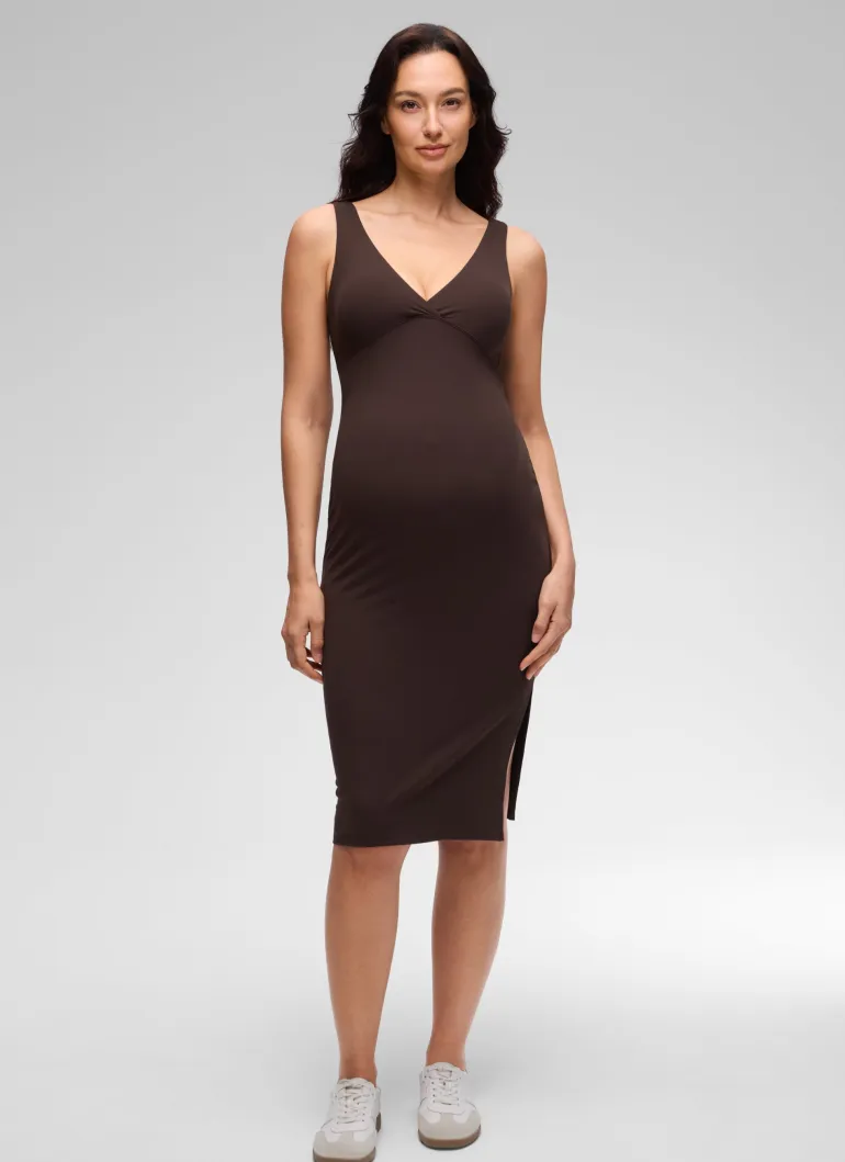 Butterluxe Maternity V Neck Nursing Dress