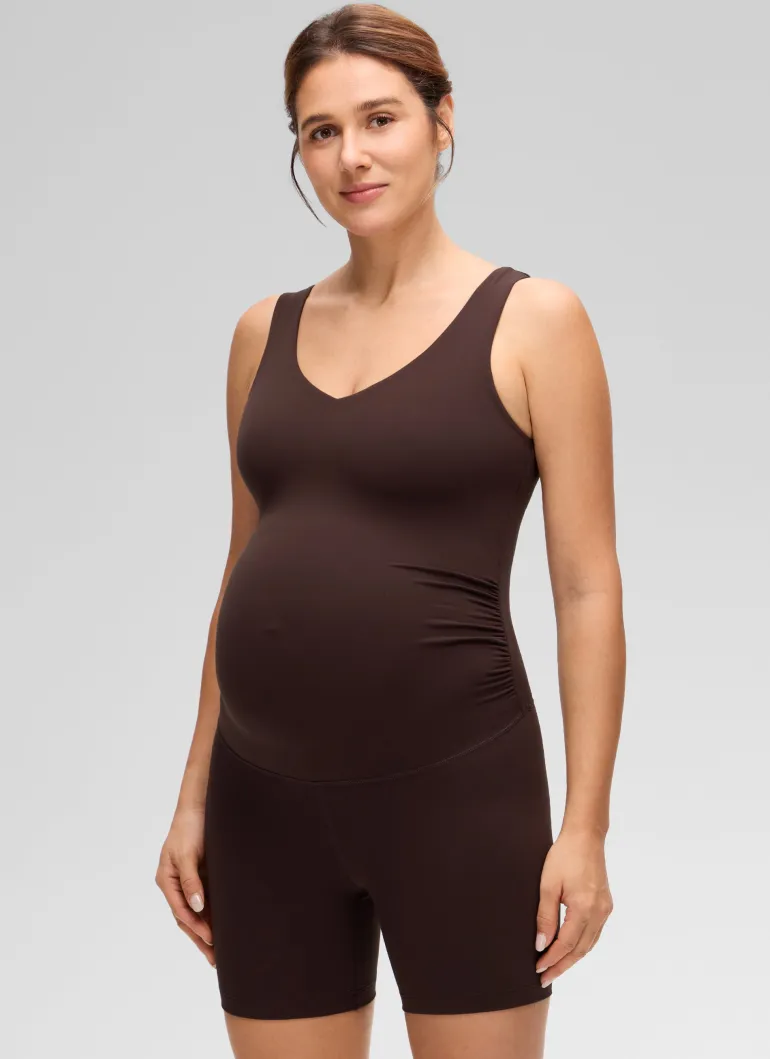 Butterluxe Maternity V Neck Rompers 5''
