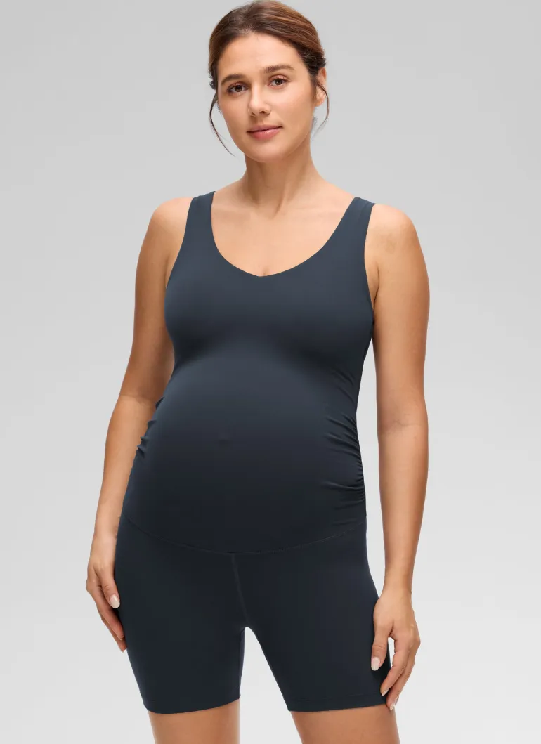 Butterluxe Maternity V Neck Rompers 5''
