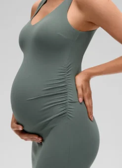 Butterluxe Maternity V Neck Tennis Dress