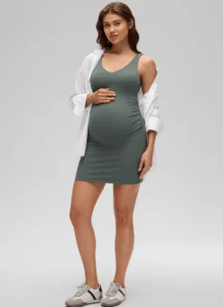 Butterluxe Maternity V Neck Tennis Dress