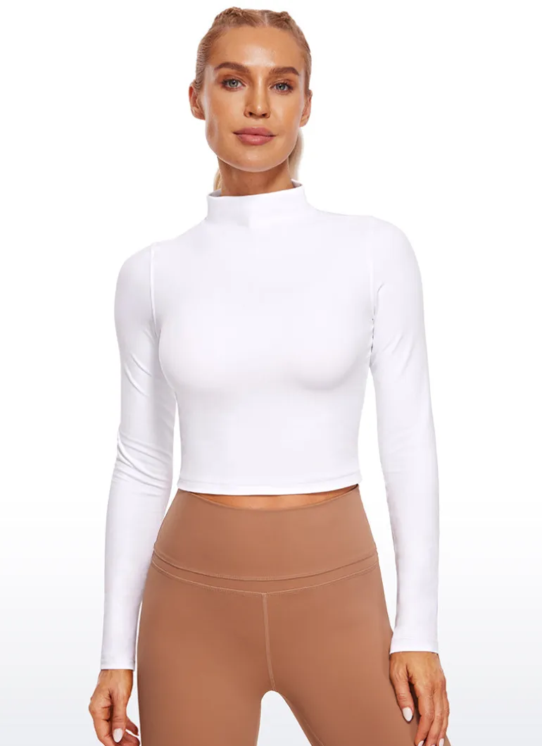 Butterluxe Mock Turtleneck Long Sleeve