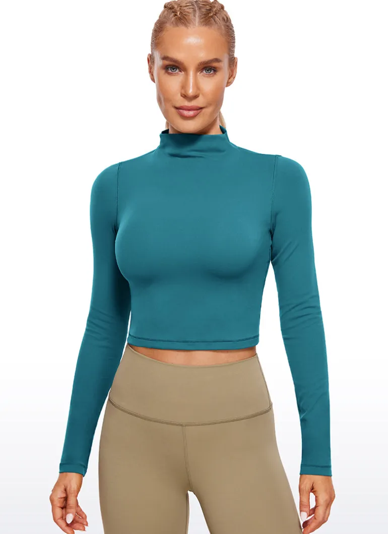 Butterluxe Mock Turtleneck Long Sleeve