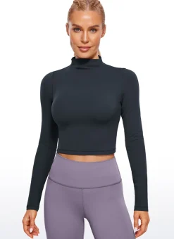 Butterluxe Mock Turtleneck Long Sleeve