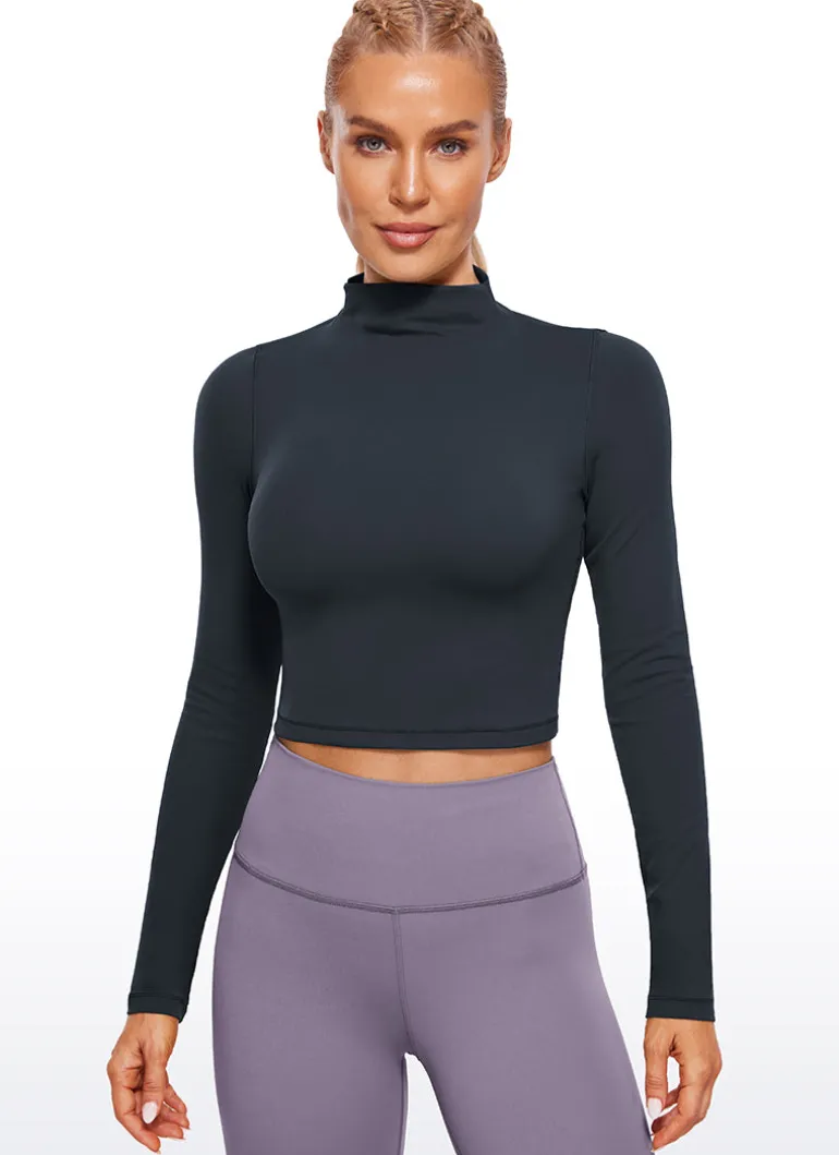 Butterluxe Mock Turtleneck Long Sleeve