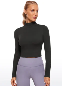 Butterluxe Mock Turtleneck Long Sleeve