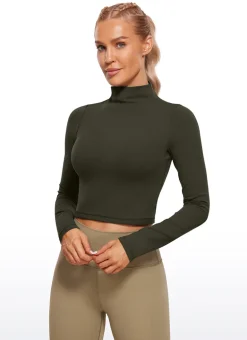 Butterluxe Mock Turtleneck Long Sleeve