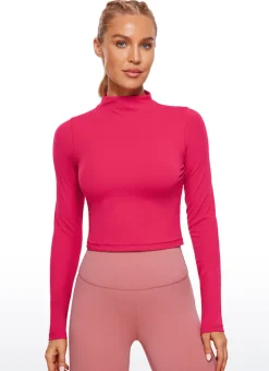 Butterluxe Mock Turtleneck Long Sleeve