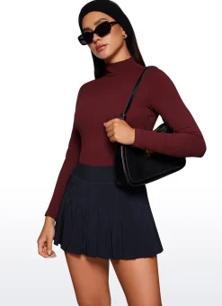 Butterluxe Mock Turtleneck Long Sleeve