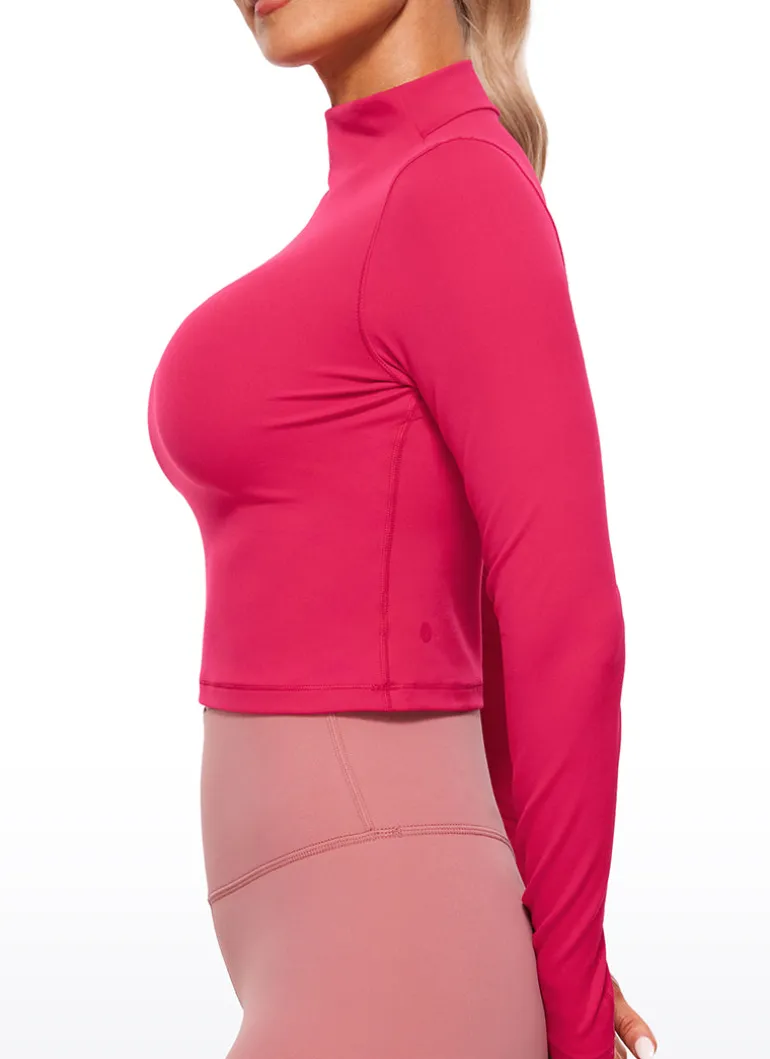 Butterluxe Mock Turtleneck Long Sleeve
