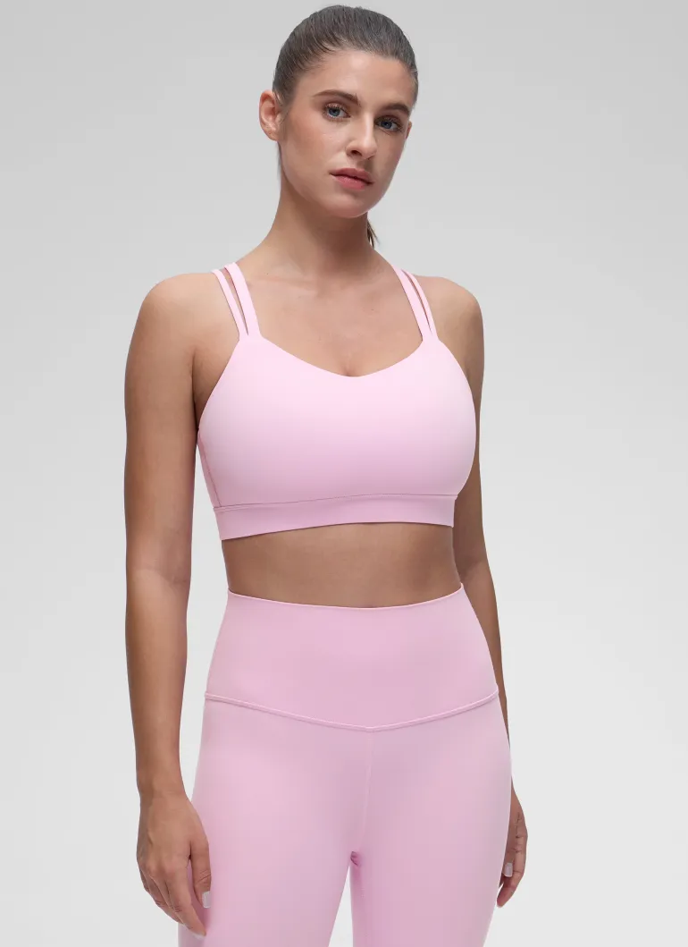Butterluxe Mold U Neck Double Strap Sports Bra