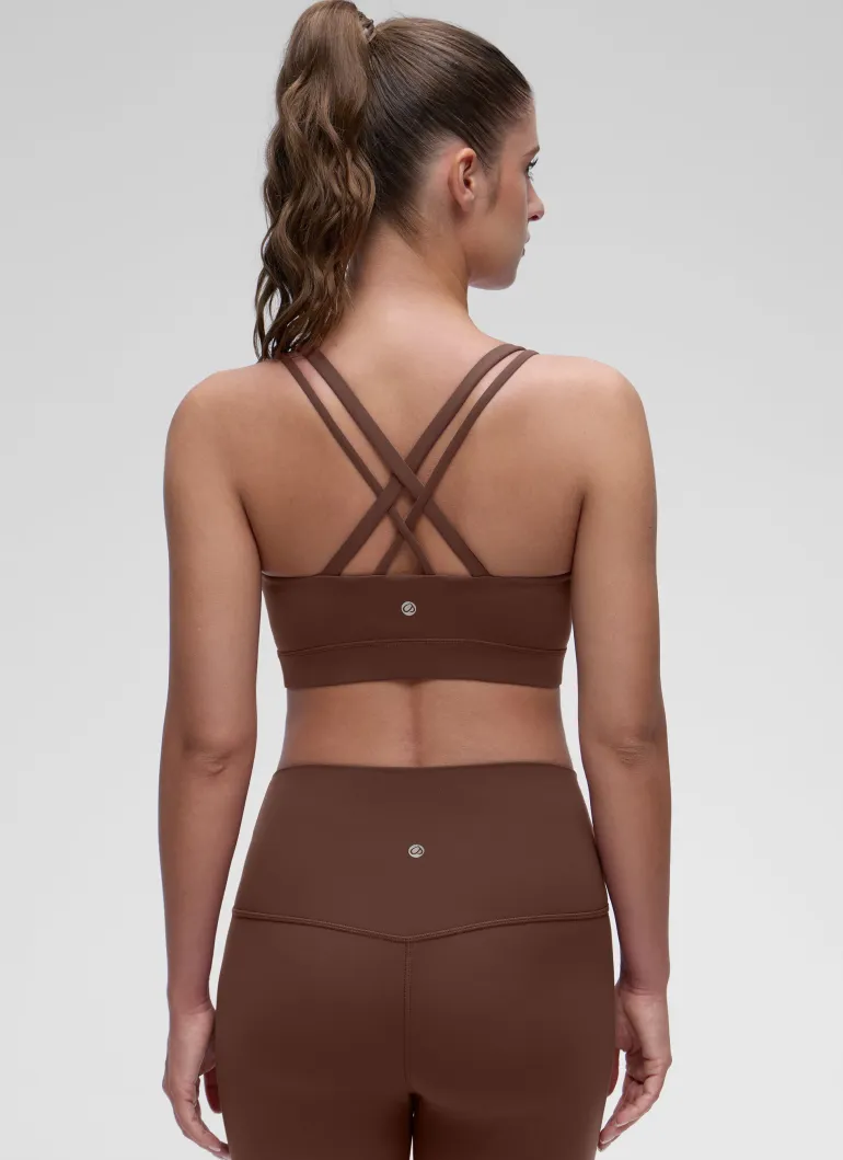 Butterluxe Mold U Neck Double Strap Sports Bra