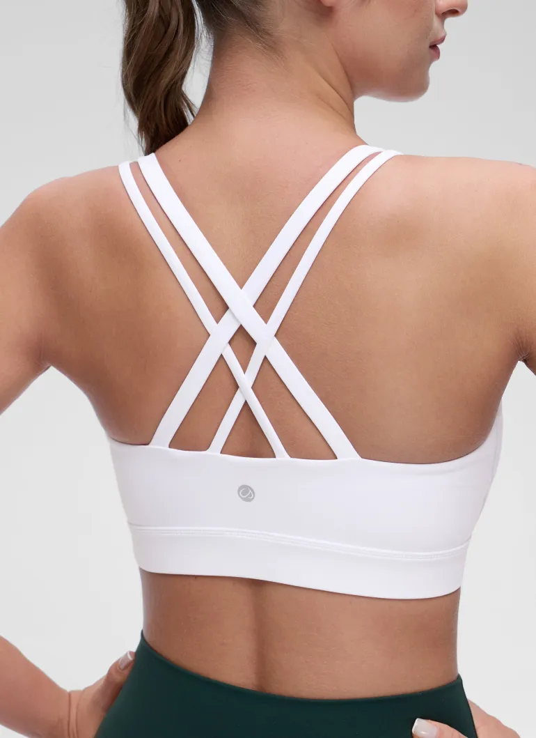 Butterluxe Mold U Neck Double Strap Sports Bra