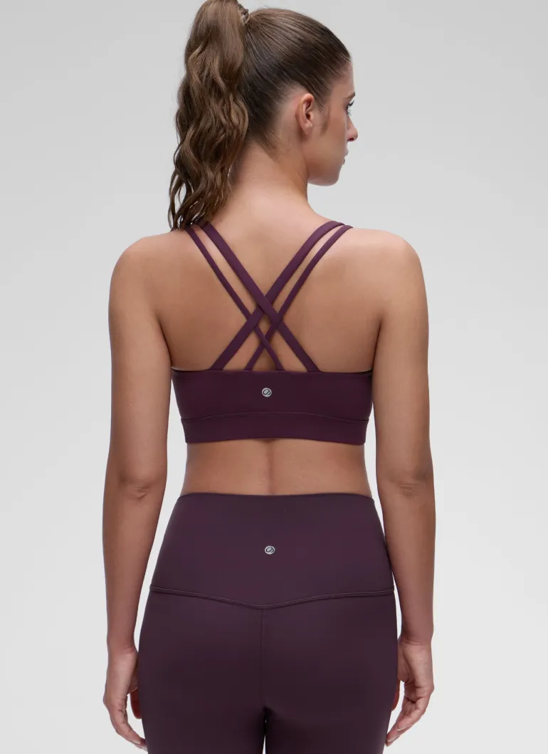 Butterluxe Mold U Neck Double Strap Sports Bra