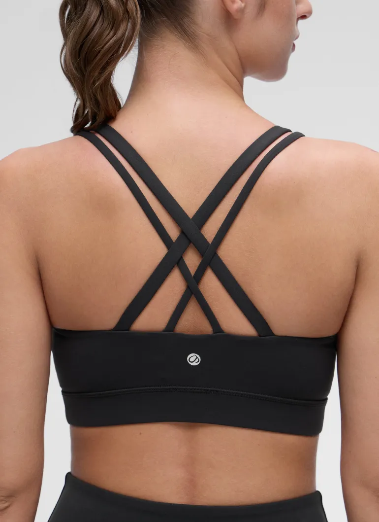 Butterluxe Mold U Neck Double Strap Sports Bra
