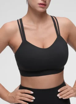 Butterluxe Mold U Neck Double Strap Sports Bra