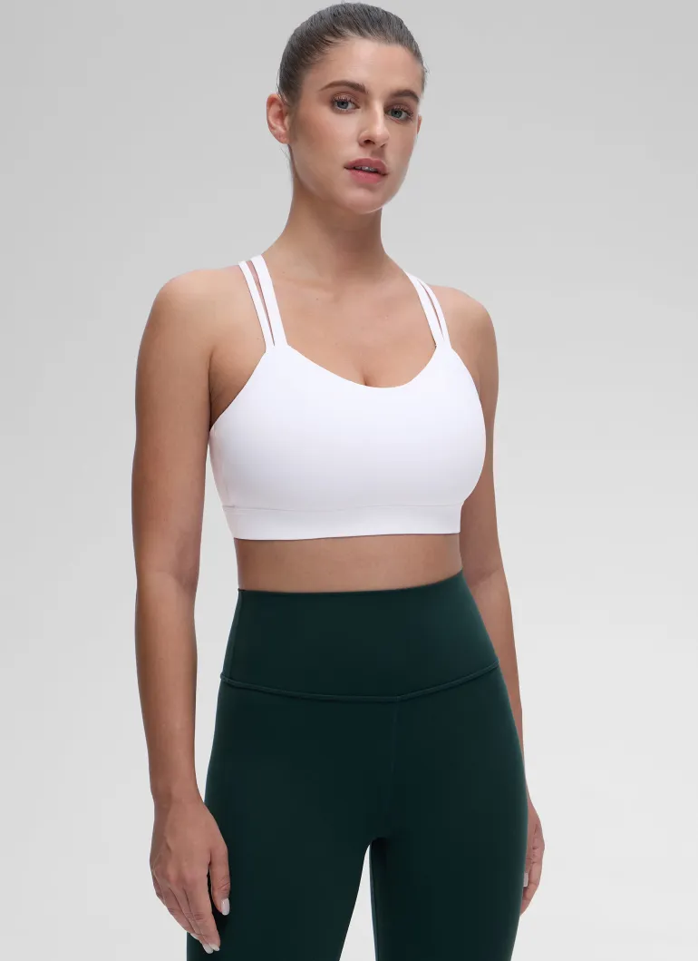 Butterluxe Mold U Neck Double Strap Sports Bra