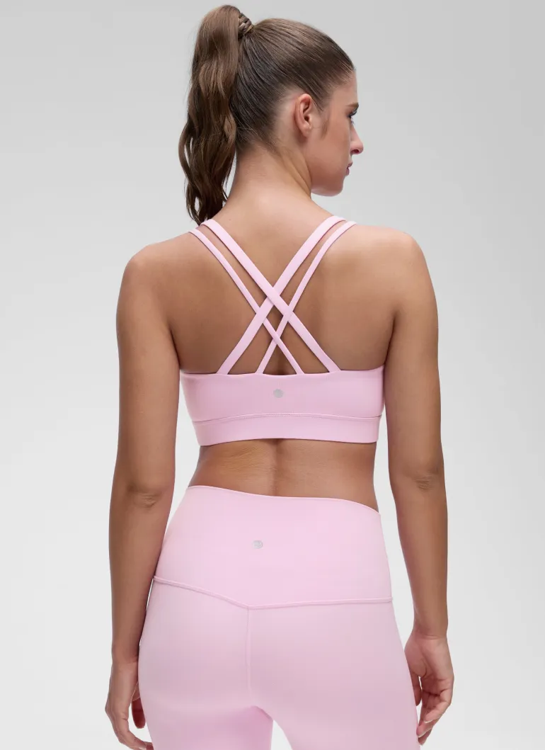 Butterluxe Mold U Neck Double Strap Sports Bra