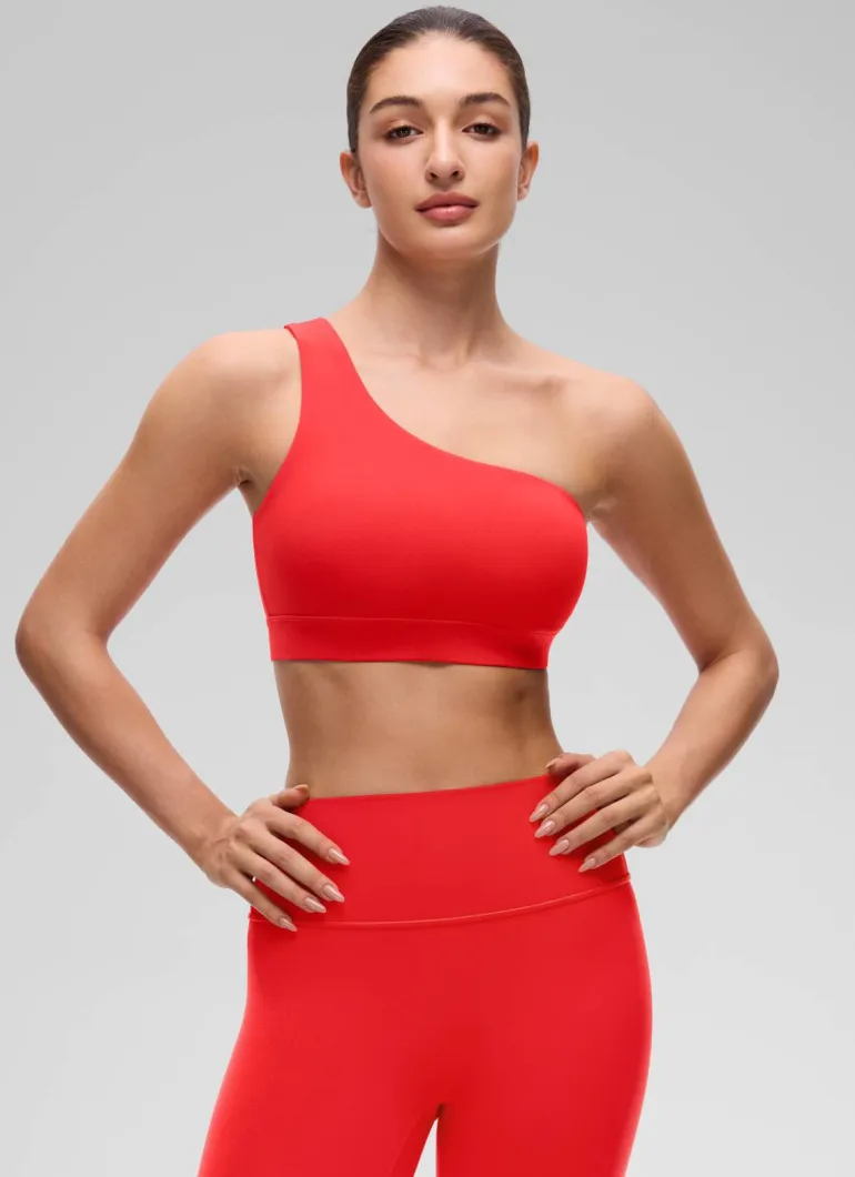 Butterluxe One Shoulder Sports Bra