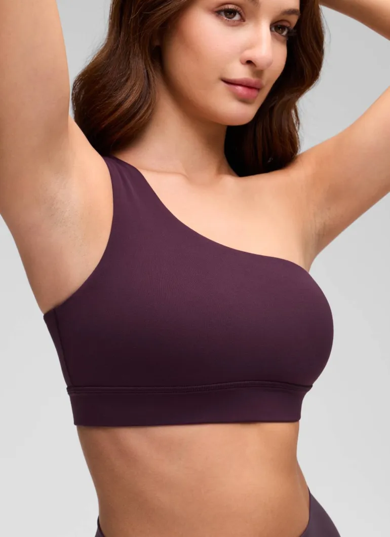 Butterluxe One Shoulder Sports Bra