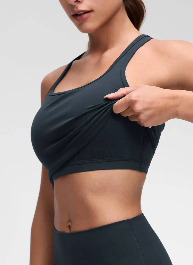 Butterluxe Racerback Built in Bra Tank