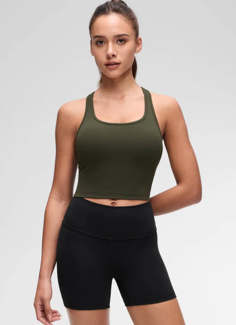 Butterluxe Racerback Built in Bra Tank