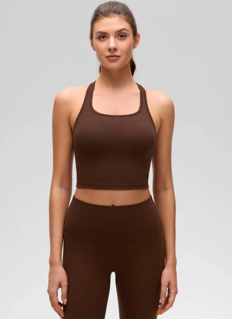 Butterluxe Racerback Built in Bra Tank
