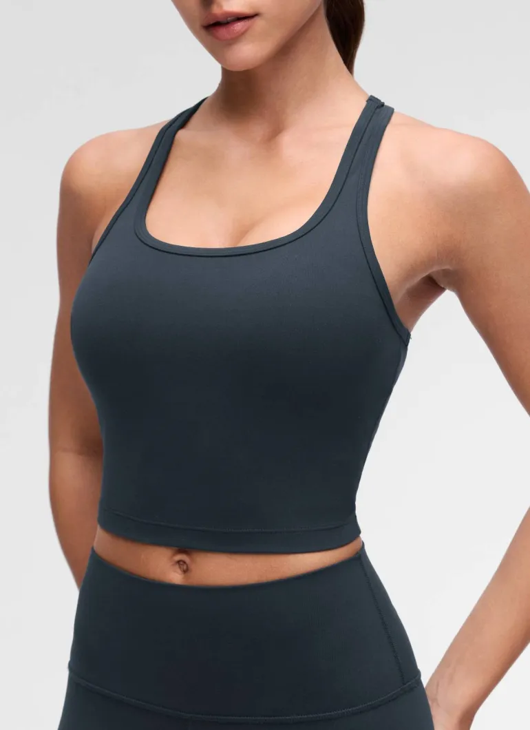 Butterluxe Racerback Built in Bra Tank