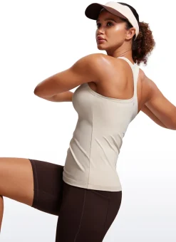 Butterluxe Racerback Hip Length Tank