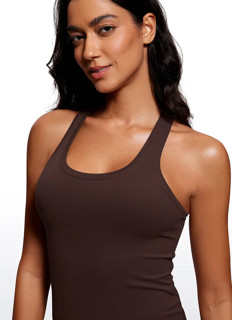 Butterluxe Racerback Hip Length Tank