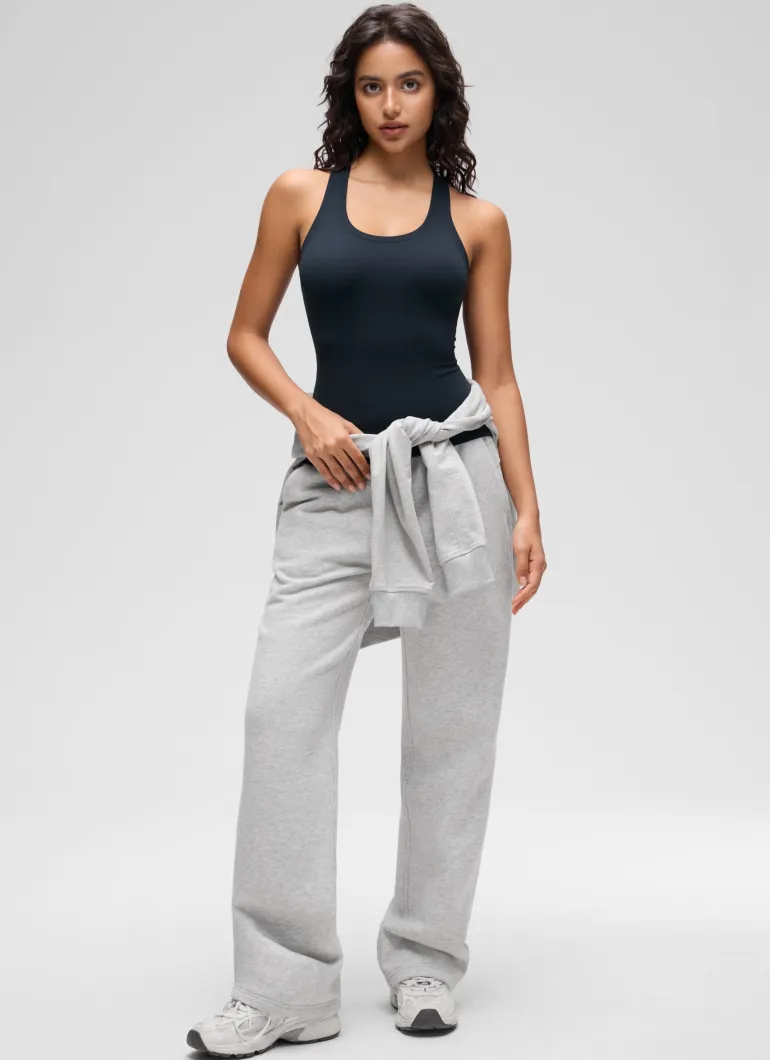 Butterluxe Racerback Waist Length Tank