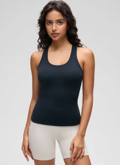 Butterluxe Racerback Waist Length Tank