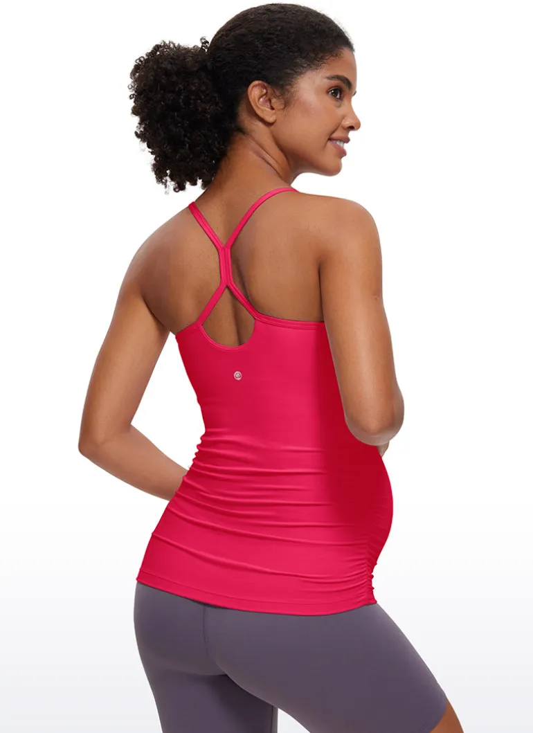 Butterluxe Ruche Sides Y Back Maternity Tank