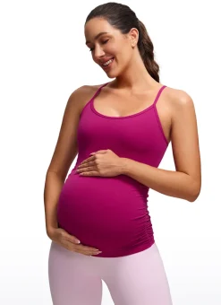 Butterluxe Ruche Sides Y Back Maternity Tank