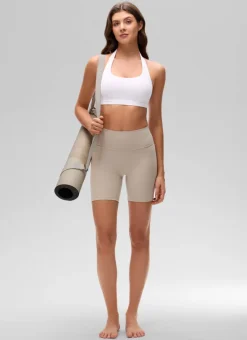 Butterluxe Scoop Neck Open Back Sports Bra