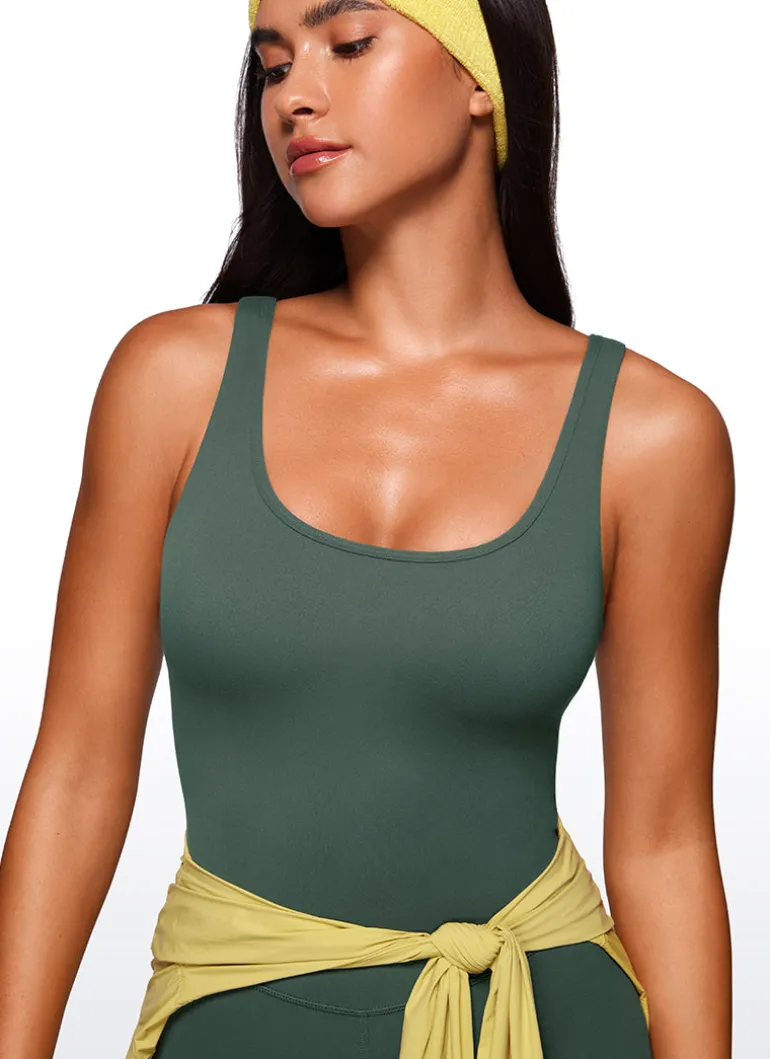 Butterluxe Scoop Neck Rompers 6'' - Shorts Bodysuits