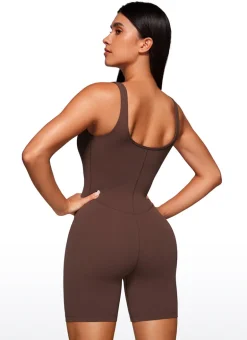 Butterluxe Scoop Neck Rompers 6'' - Shorts Bodysuits