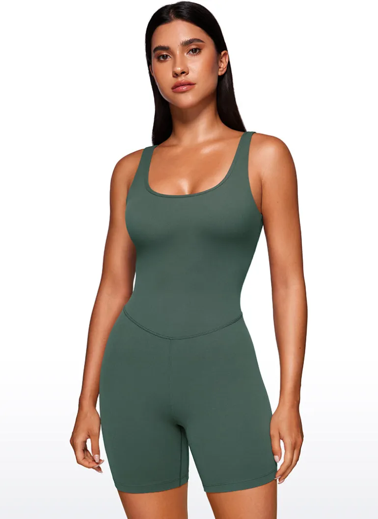 Butterluxe Scoop Neck Rompers 6'' - Shorts Bodysuits