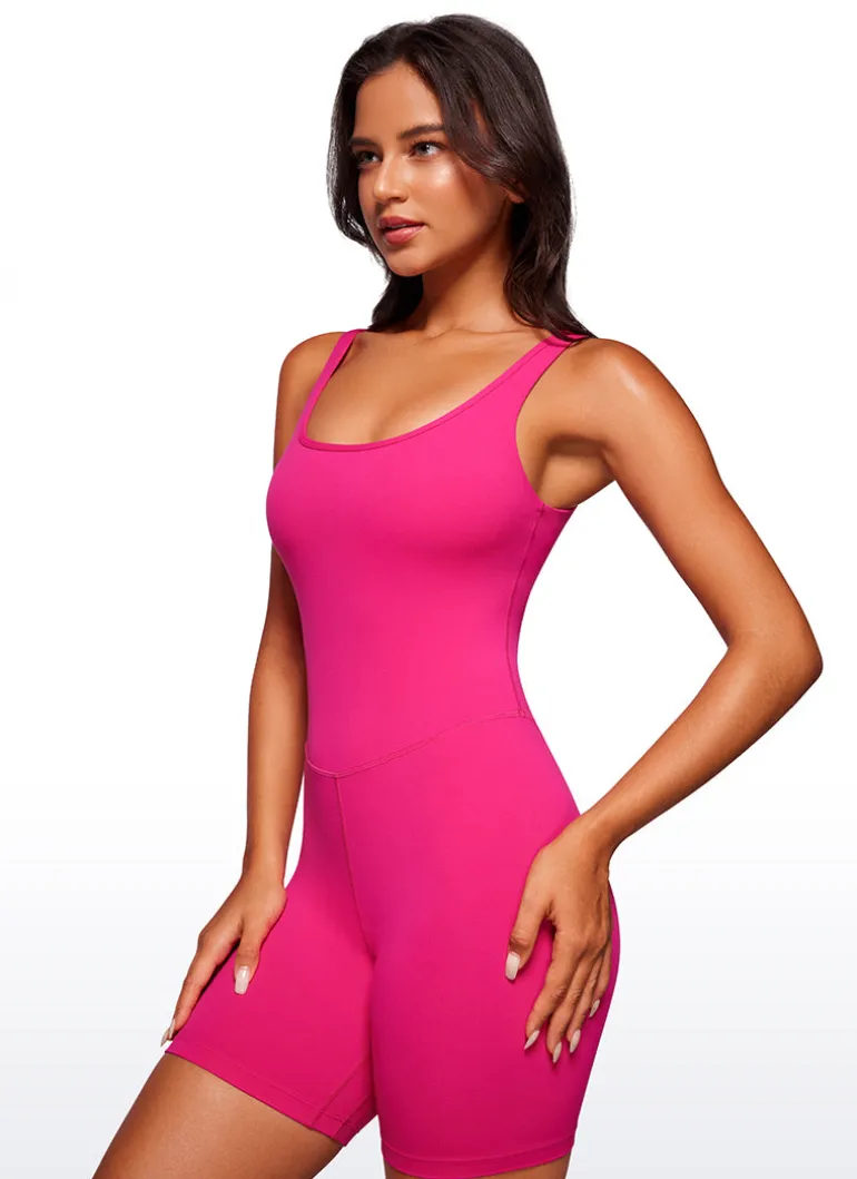 Butterluxe Scoop Neck Rompers 6'' - Shorts Bodysuits