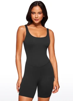 Butterluxe Scoop Neck Rompers 6'' - Shorts Bodysuits