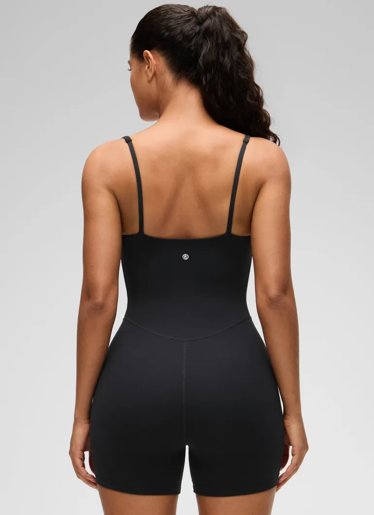 Butterluxe Soft Double Lined Thin Strap Romper