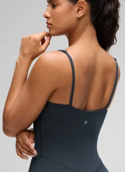 Butterluxe Soft Double Lined Thin Strap Romper