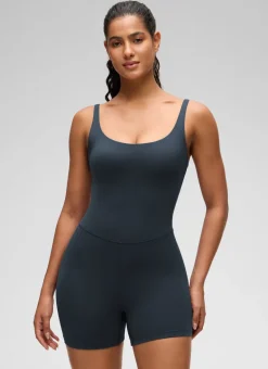 Butterluxe Soft Double Lined Thin Strap Romper