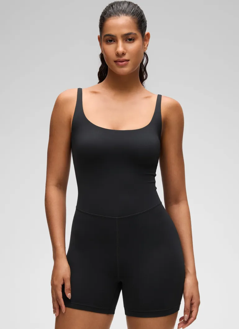 Butterluxe Soft Double Lined Thin Strap Romper