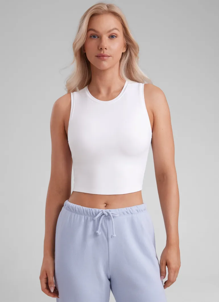 Butterluxe Soft Double Lined High Neck Tank
